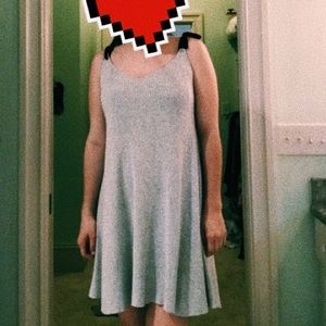 ZARA gray sweater minidress